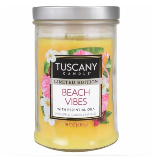 Tuscany Spring/Summer Limited Edition Beach Vibes Ounce Jar Candle