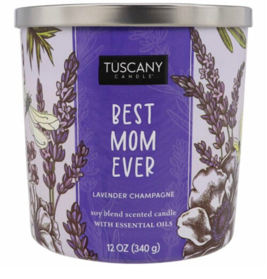 Tuscany "Best Mom Ever" 12 Ounce Jar Candle