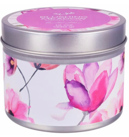 Enticing Aromas Blushing Meadow Scented Candle 12 Oz Tin