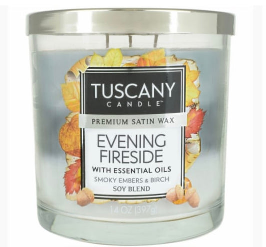 Tuscany Autumn Premium Satin Wax 14 Ounce Jar Candle