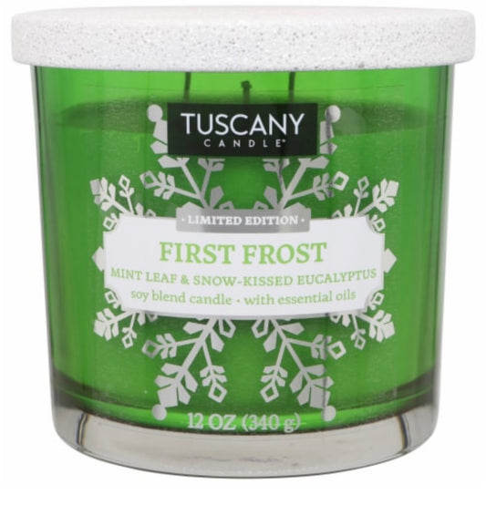 Tuscany Holiday Limited Edition First Frost 12 Ounce Jar Candle