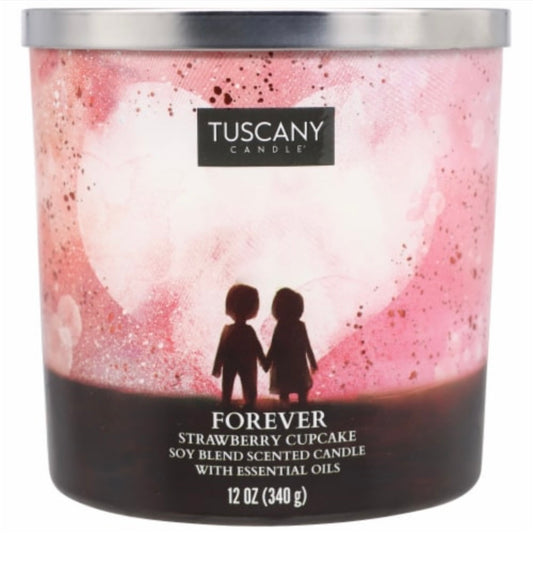 Tuscany Valentine's Forever 12 Ounce Jar Candle