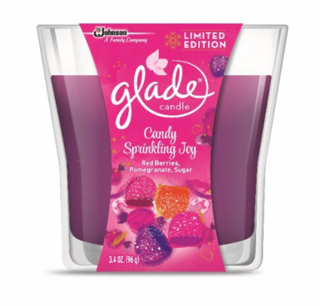 Glade Limited Edition Candy Sprinkling Joy Candle 3.4 oz