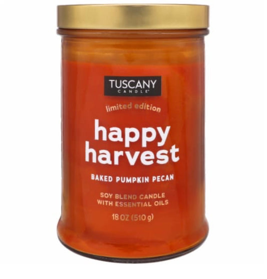 Tuscany Autumn Limited Edition Happy Harvest 18 Ounce Jar Candle