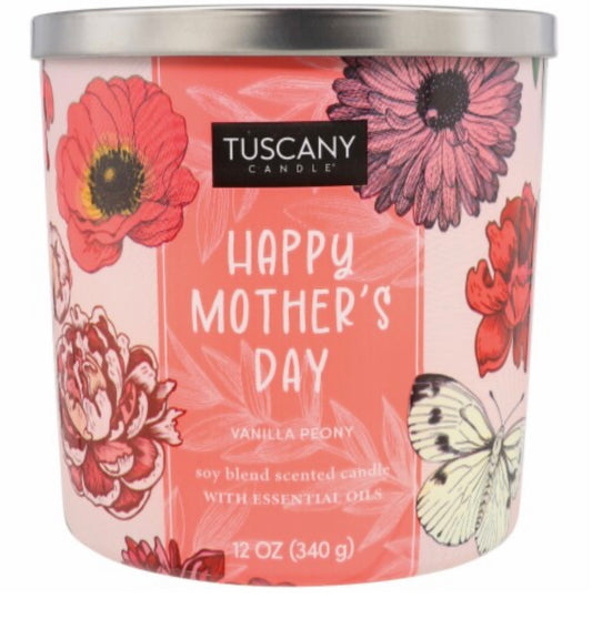 Tuscany "Happy Mother's Day" 12 Ounce Jar Candle