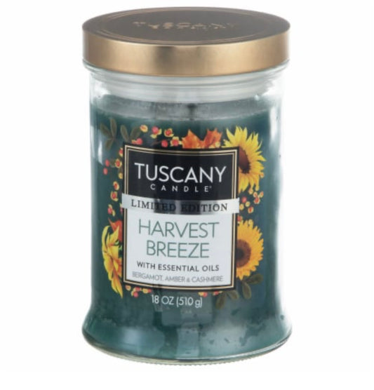 Tuscany Autumn Limited Edition Harvest Breeze 18 Ounce Jar Candle