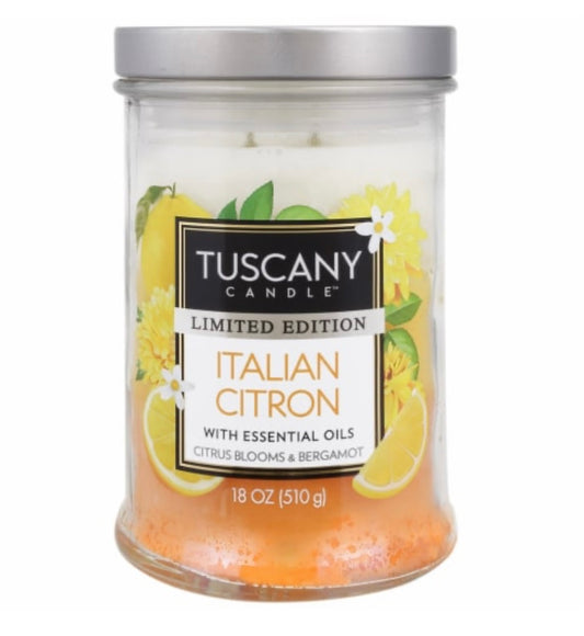 Tuscany Spring/Summer Limited Edition Italian Citron Ounce Jar Candle