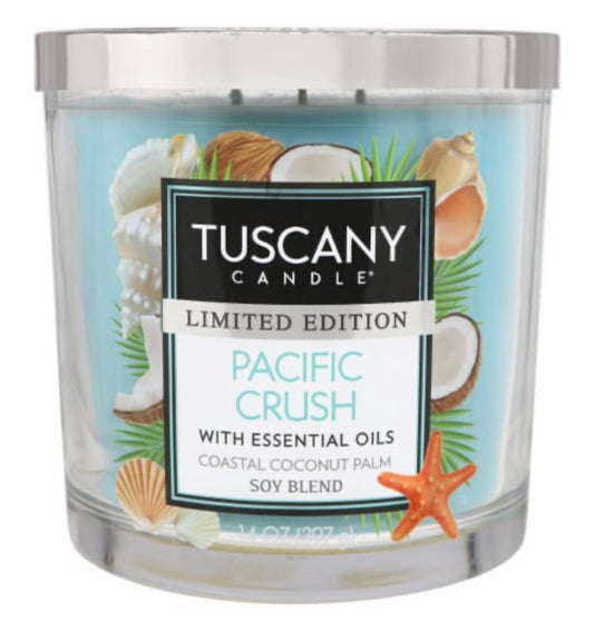 Tuscany Spring/Summer Limited Edition Pacific Crush 14 Ounce Jar Candle