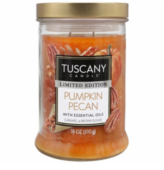 Tuscany Autumn Limited Edition Pumpkin Pecan 18 Ounce Jar Candle