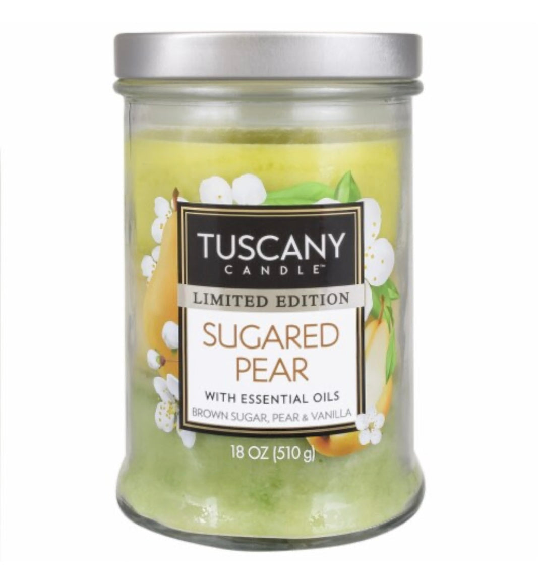 Tuscany Spring/Summer Limited Edition Sugared Pear Ounce Jar Candle