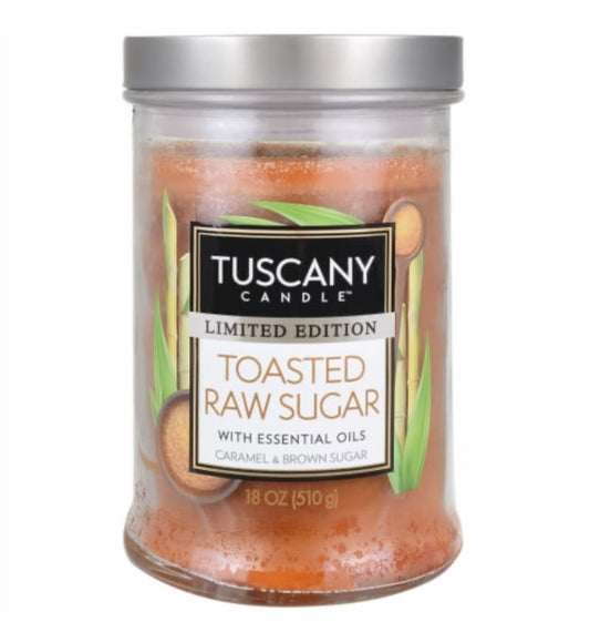 Tuscany Spring/Summer Limited Edition Toasted Raw Sugar Ounce Jar Candle